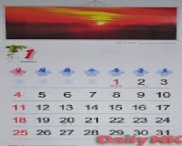 北朝鮮のカレンダー