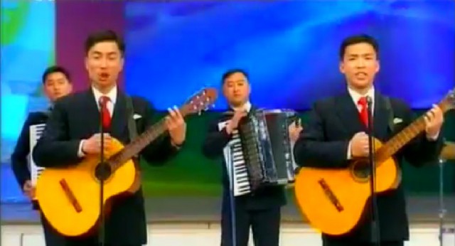 朝鮮中央テレビの音楽番組（本文とは関係ありません）