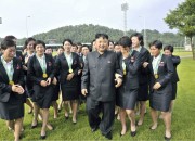 金正恩氏とサッカー女子代表