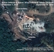 北朝鮮・豊渓里の核実験場を撮影した衛星写真／38NORTHより