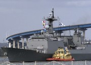 海上自衛隊観艦式に派遣される駆逐艦「テジョンヨン」