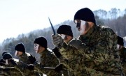 殺人訓練を受ける韓国陸軍特殊戦司令部の兵士たち（韓国陸軍提供）
