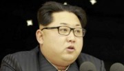 光明星4号打ち上げ祝賀宴会で演説する金正恩氏（2016年2月15日付労働新聞より）