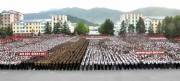 金正恩氏国務委員長推戴慶祝大会（2016年7月5日付労働新聞より）