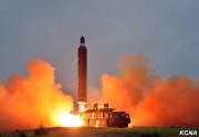 北朝鮮の中距離弾道ミサイル・ムスダン（労働新聞）