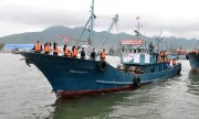 5月27日水産事業所の漁船（画像：今日の朝鮮）
