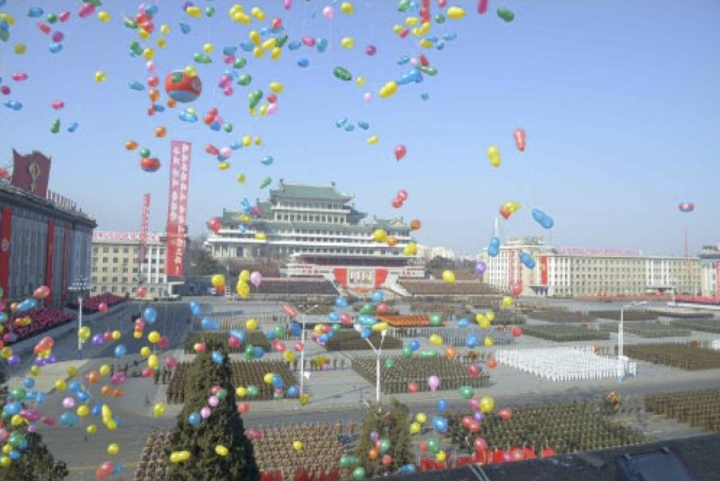 北朝鮮軍創立70周年記念軍事パレード（2018年2月9日付労働新聞より）