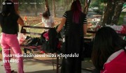 タイ警察に摘発された脱北者（画像：ボイスTV）