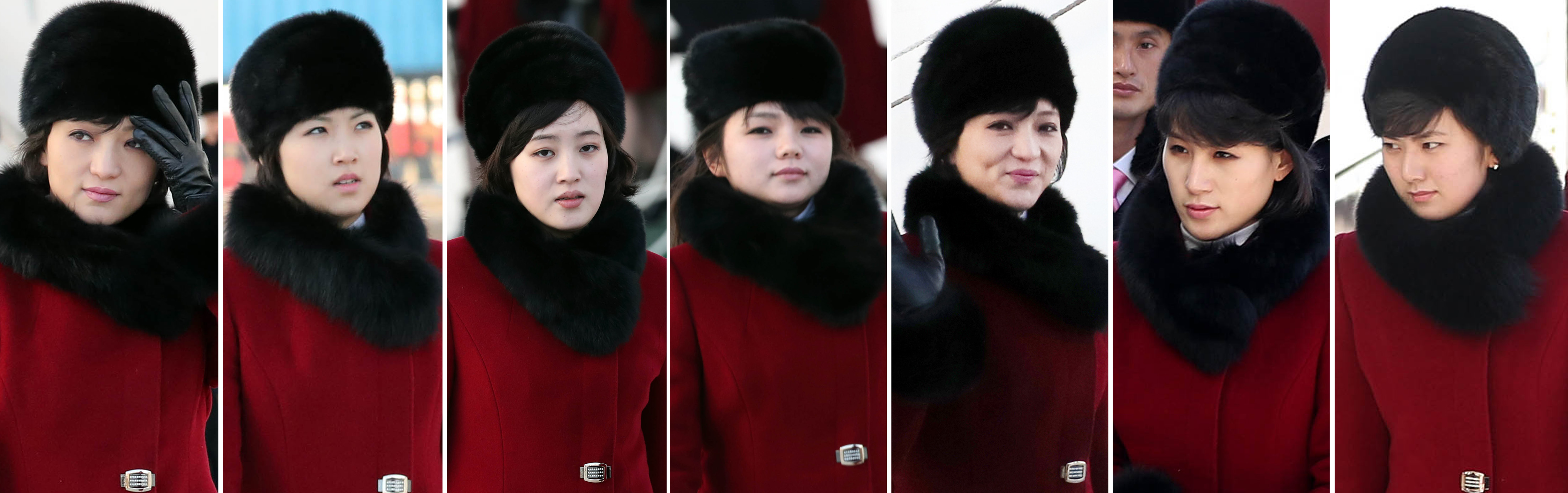 눈길끄는 북한 미녀 예술단원들