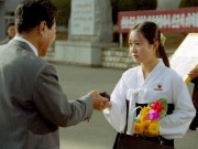 北朝鮮映画『ある女学生日記』のワンシーン