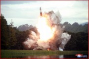 北朝鮮が16日に試射した「新兵器」（2019年8月17日付朝鮮中央通信）