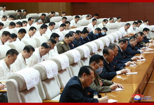 13日の朝鮮労働党中央委員会第7期第16回政治局会議（2020年8月14日付朝鮮中央通信）