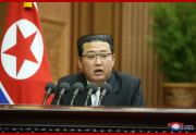金正恩氏が最高人民会議で施政演説を行なった（2021年9月30日付朝鮮中央通信）