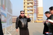 金正恩氏が西海衛生発射場を現地指導した（2022年3月11日付朝鮮中央通信）