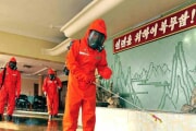北朝鮮の防疫活動（労働新聞）