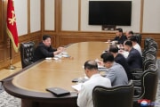12日に行われた朝鮮労働党中央委員会書記局会議（6月13日付朝鮮中央通信）