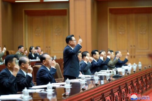 最高人民会議7回14期会議第1日目（2022年9月8日付朝鮮中央通信）