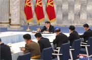 30日に行われた朝鮮労働党中央委員会第8期第12回政治局会議（2022年12月31日付朝鮮中央通信）