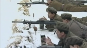 朝鮮人民軍の冬季訓練（朝鮮中央テレビ）