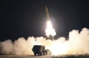 北朝鮮は30日、弾道ミサイル2発を発射した（2023年8月31日付朝鮮中央通信）