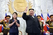 北朝鮮で建国75周年を記念して行われた閲兵式（2023年9月9日付朝鮮中央通信）