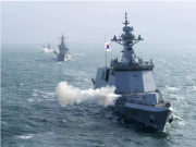 韓国海軍の新型護衛艦「天安」（韓国海軍提供）