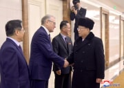 朝鮮労働党代表団がロシアへ出発した（2024年2月13日付朝鮮中央通信）