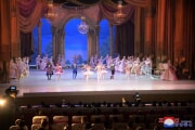 ロシア・バレエ劇「眠れる森の美女」の公演（2024年3月31日付朝鮮中央通信）