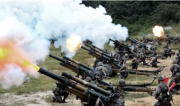 韓国陸軍の105ミリ榴弾砲（デイリーNK）