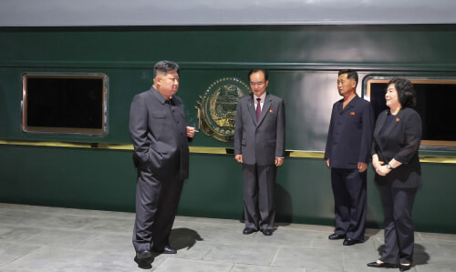 金正恩氏が1号列車で中国に出発した（2025年9月2日付労働新聞）