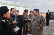 金正恩氏が観光段階に入った新義州温室騒動農場を現地指導した（2025年11月27日付労働新聞）
