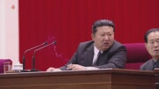 金正恩氏が今年1月に開かれた会議で地方幹部の“飲み会”に激怒した（朝鮮中央テレビキャプチャー）
