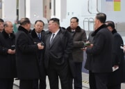 竜城機会連合企業所を訪れた金正恩氏（2026年1月20日付朝鮮中央通信）