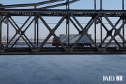 北朝鮮と中国の国境を流れる鴨緑江にかかる中朝友誼橋（デイリーNK）